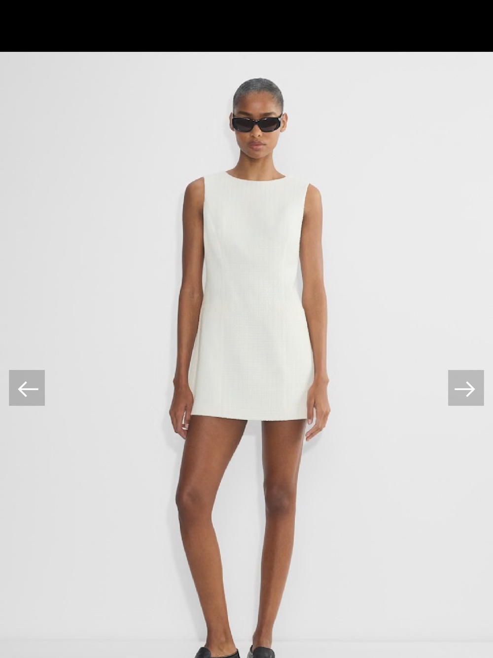 Aritzia tweed babaton mini dress